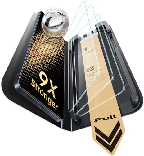 ESR 3 Stück für Samsung Galaxy S26 Ultra für Panzerglas, Armorite Pro | Accessory Glass by Corning™,9X Stoßschutz, Anti-Reflex-Beschichtung,One-Pull Schnellinstallation,UltraFit-Ab