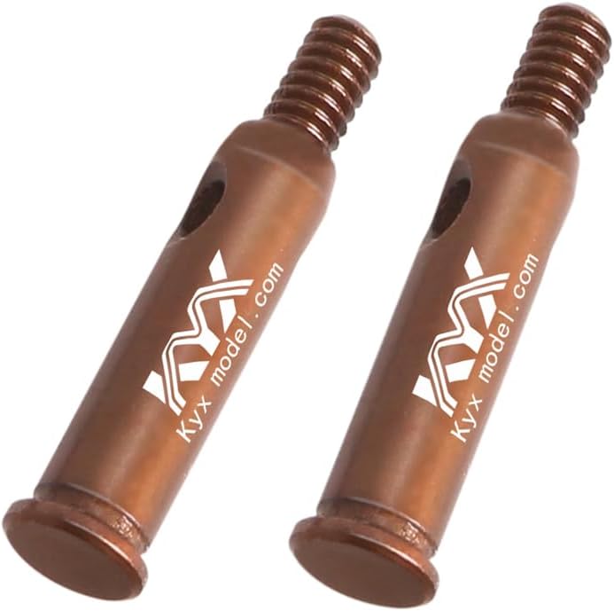 KYX Racing Hard Steel Front Axle Drive Shaft Upgrades Parts Accessories for 1/24 RC Crawler Car LOSI Micro-B Buggy