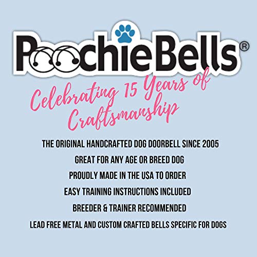 Poochiebells Dog Bells Toilet Training, Dog Bell for Door Potty Training, Barking Dog Doorbell - Image 2