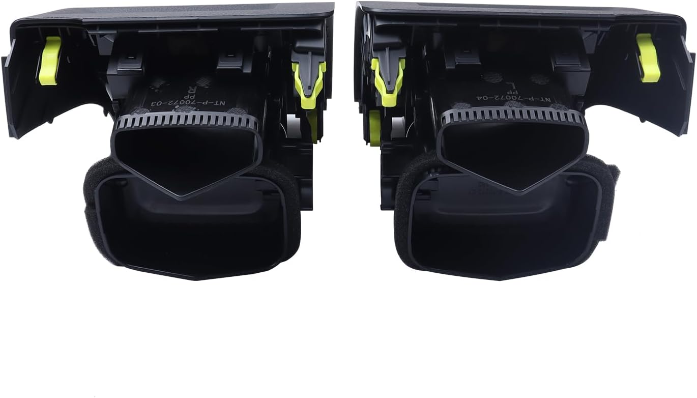 Pair Center A/C Dash Air Vent Trim Panel Dashboard Cover Matt Black Compatible With Toyota Prado 2010-2017 Air Vent Outlet Panel Left & Right Side