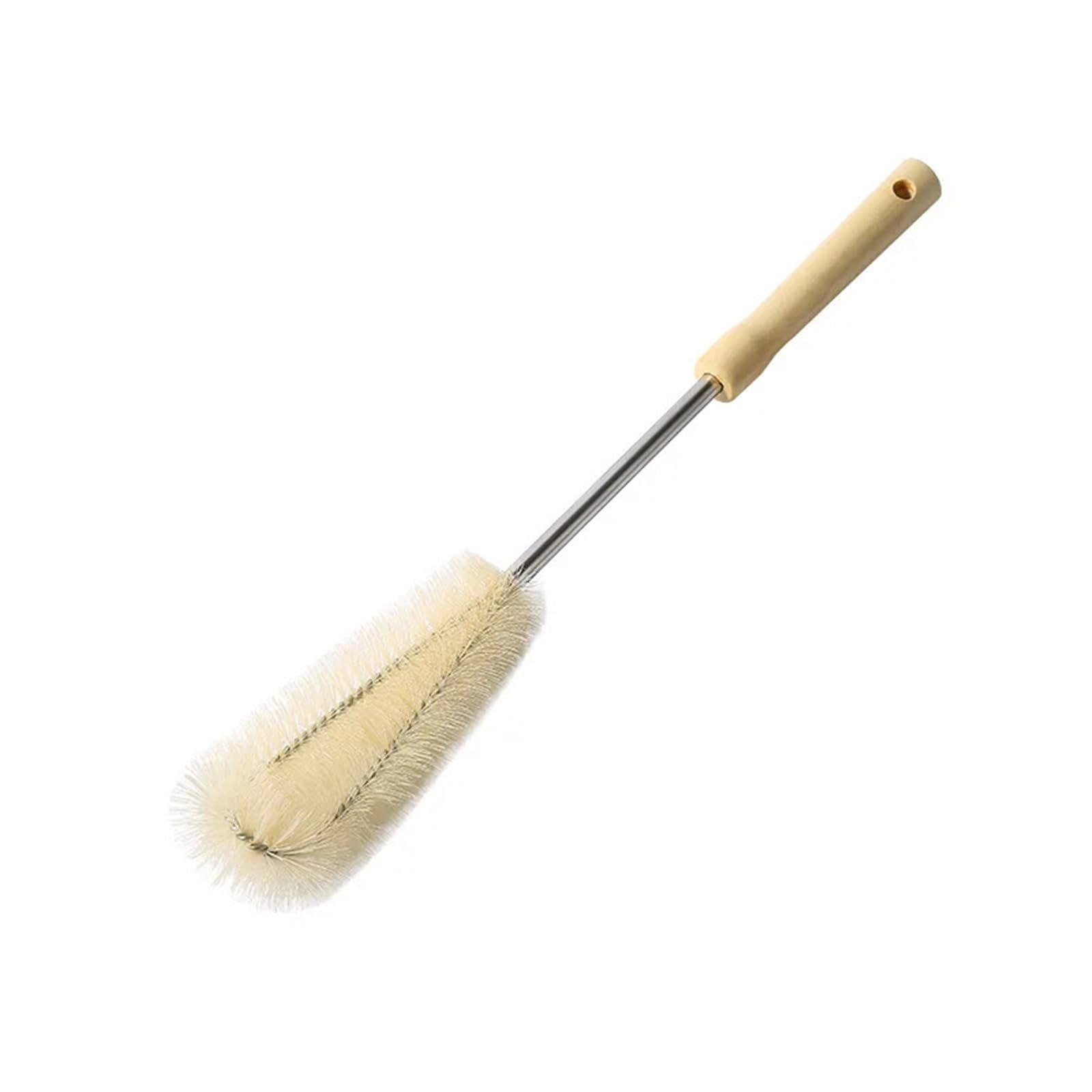 Long Handle Wooden Nylon Bottle Cleaning Brush
