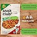 Snak Club Tajin Peanuts, Roasted Nuts with Chili and Lime Seasoning, Mild, Gluten-Free, Kosher Snacks, No Artificial Colors or Flavors, No Preservatives, 5 oz Resealable Bags, 6 Pack