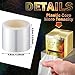 8 Rolls Disposable Eyebrow Tattoo Plastic Wrap Transparent Makeup Preservative Film Cosmetic Wrap Cover Tape Roll with Box Microblading Cutter for Eyebrow Lips Permanent Make up Supplies Salons
