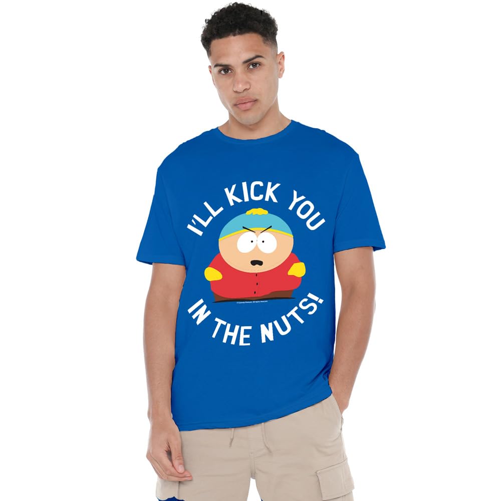 South Park Kick You in The Nuts Unisex T Shirt, Black, XX-Large