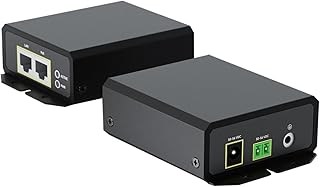 PROCET PoE Injector 50~56V DC Input, 90W Gigabit PoE Adapter Ethernet Power, IEEE802.3bt Standard PoE++ Power Injector, PT-PSE109GBRO-D