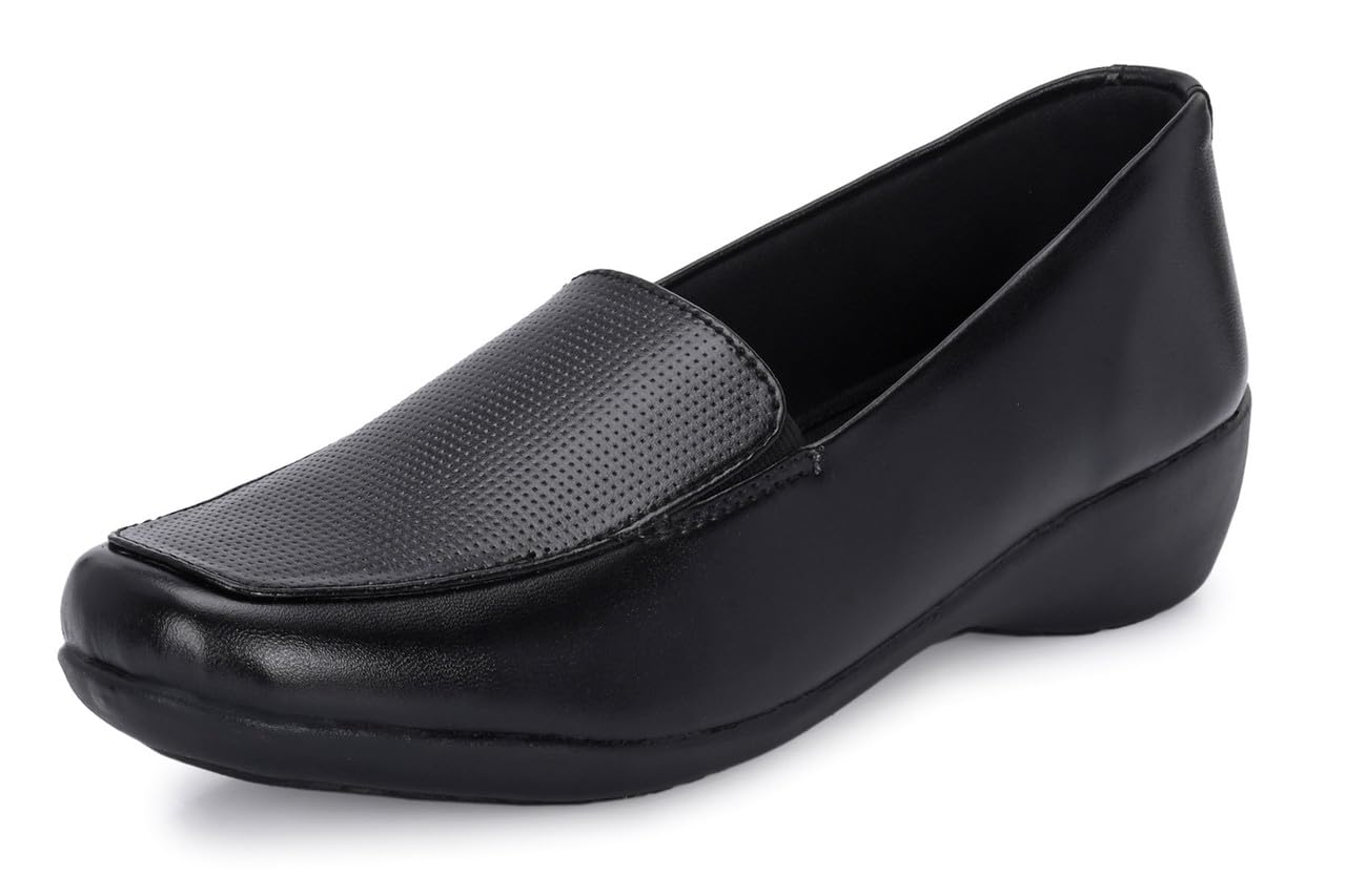 Women's Formal Shoes | Comfortable Stylish Wedge Heel Pull on Bellies & Ballerina for Womens | Slip on Shoes Women