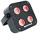 Rockville 4 Pack MINI RF4 V2 Black LED Wash Up Light, RGBWA+UV, Compact, App, Remote, LCD, Wireless DMX, Rechargeable, Perfect for DJ/Party Lighting