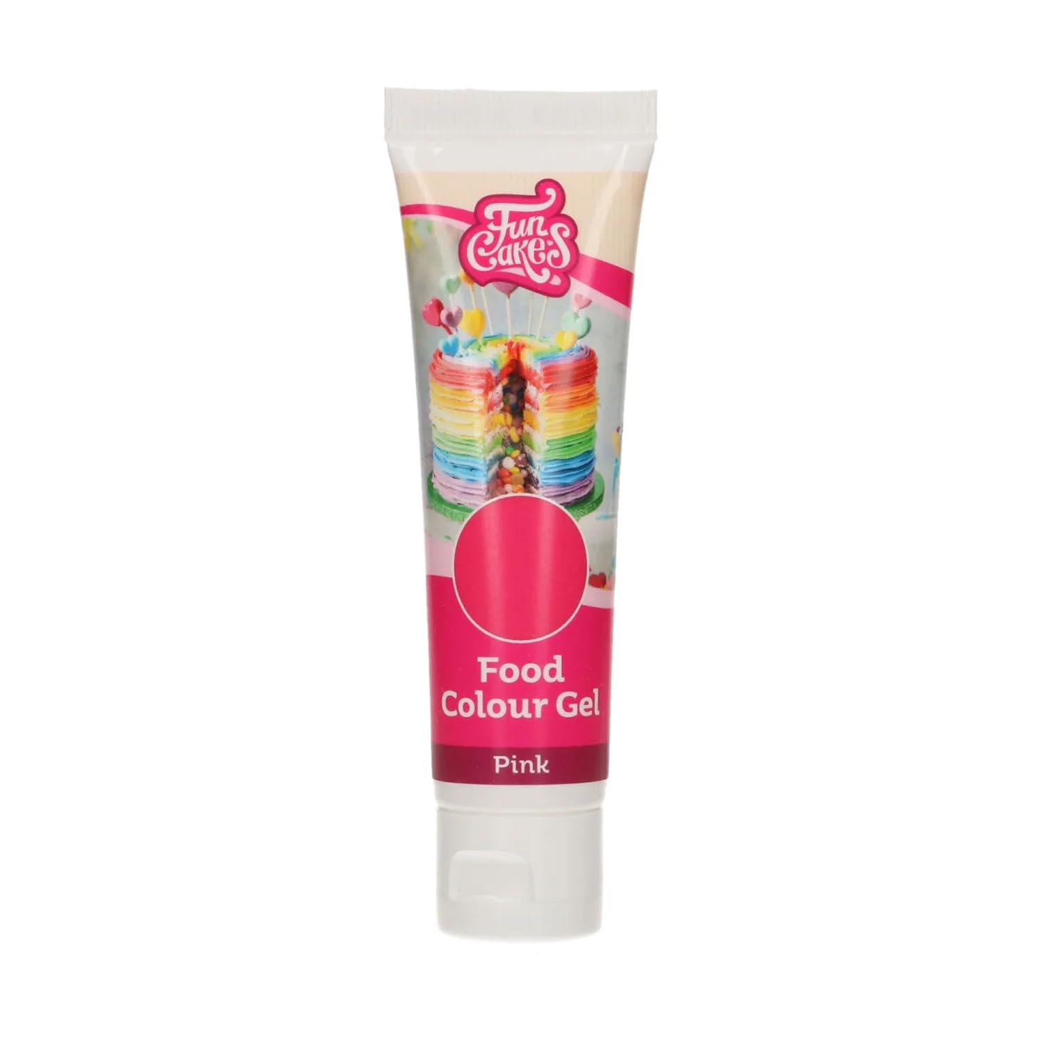 Funcakes Pink - Food Colour Gel 30G Colour:
