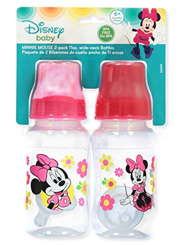 Disney minnie mouse"sitting pretty" 2-pack wide-neck bo…