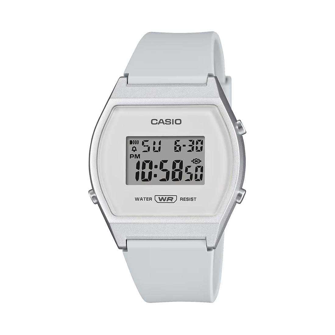 LW-204-7ADF Digital White Watch Women (D439)-image-7