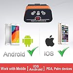 Vgate OBD2 Bluetooth Scan Tool, ELM327 Bluetooth OBDII Diagnostic Scanner, Auto Car Code Reader, Vehicle Fault Code Scanner for Android & iOS Auto Sleep Updated Version (Orange)