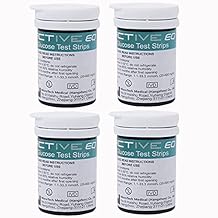Exactive EQ Test Strips x100 pieces and Lancets x 100 for Blood Glucose Meter Blood Sugar Monitor