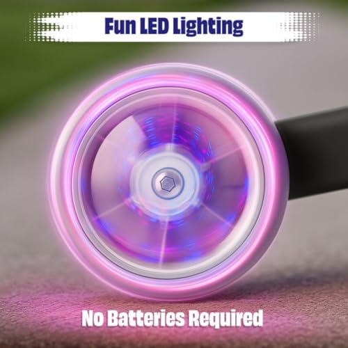 Colorful LED Baby Balance Bike for 1 Year Old Boy Gifts - 10-36 Month Toddler Balance Bike with No Pedals, Enclosed Wheels, and Soft Seat - Ride on Toys for Toddlers 1-3 by Lil' Rider (Black) by Lil' Rider - Image 2