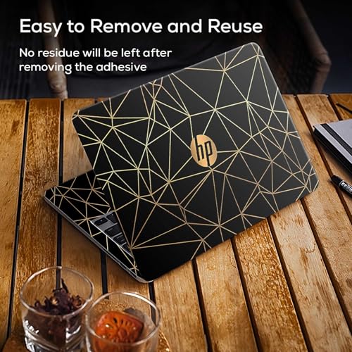 Image of DSGN 135 Full Body Laptop Skin Bubble-Free| Laminated| Removable| HD Quality Sticker for Laptops Upto 15.6 Inches Compatible with Hp