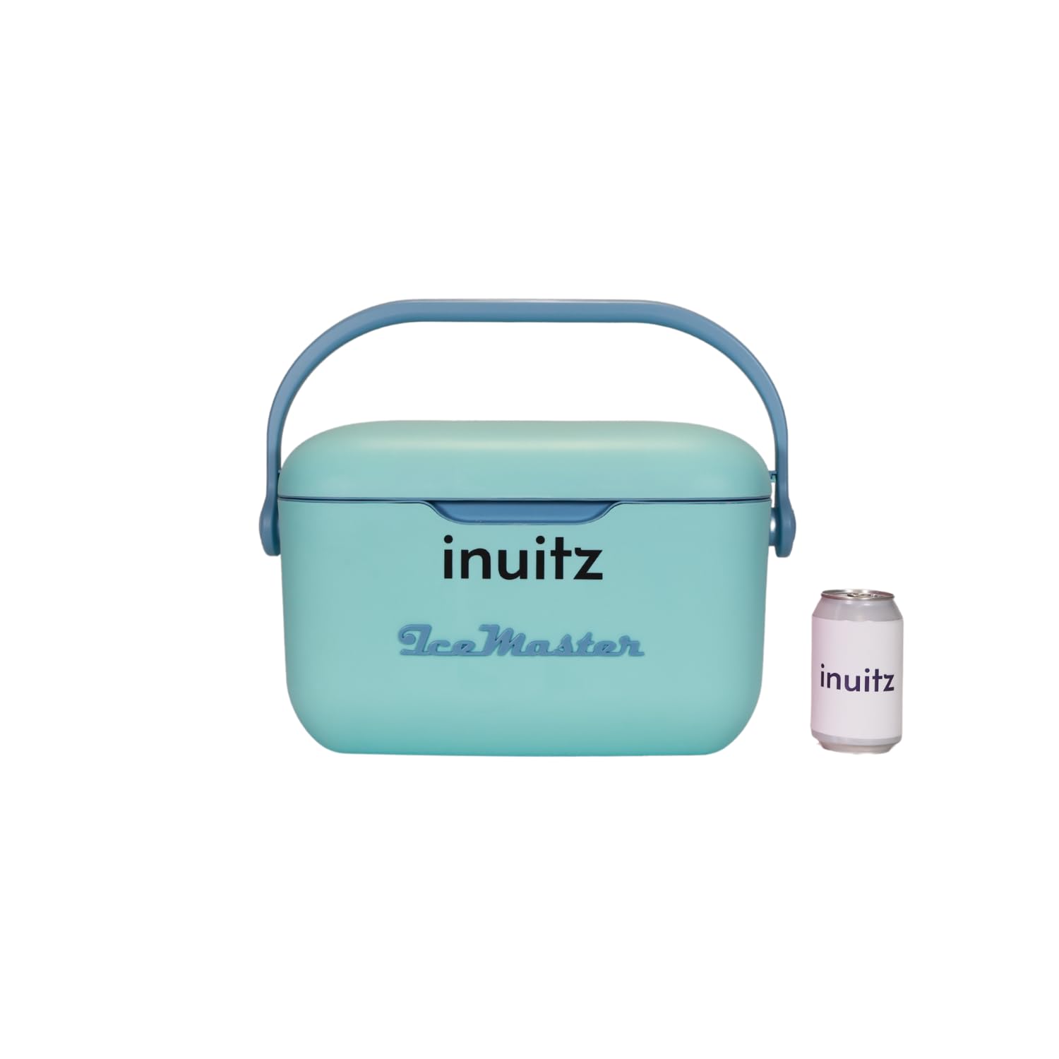 Nevera Portátil Rígida Retro, 11 litros, Pequeña y Eficiente Nevera Portátil, Ideal para Playa y Camping, Robusta, Aislamiento de Poliestireno para Mantener Alimentos Frescos, con Asa Reforzada