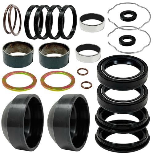 BIGLKNM 41mm Front Fork Leg Rebuild Kit Fit for 1994-2013 Road King Softail Fat Boy Electra Glide Road Glide Night Train Rocker Blackline OEM# 0403-0022 Fork Seal Repair Kit