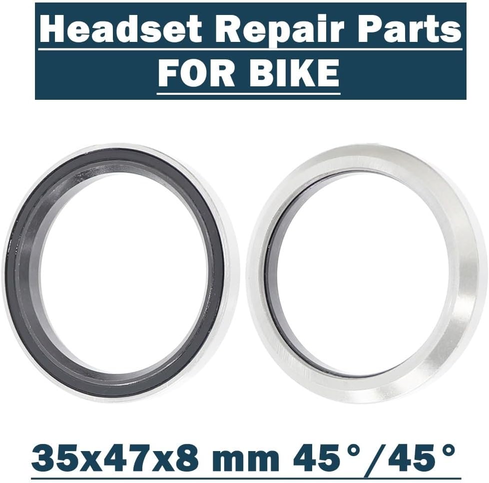 3547H8 Bike Headset Bearings 35 * 47 * 8 mm 45/45 Degree Road Angular Contact Bicycle Bearing 3547H8