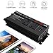 LVYUAN 1500W Power Inverter 12V to 240V AC Car Converter with 3.1A 4 USB 2 AC Sockets Dual Car Adapter With 2 LED Display - Black