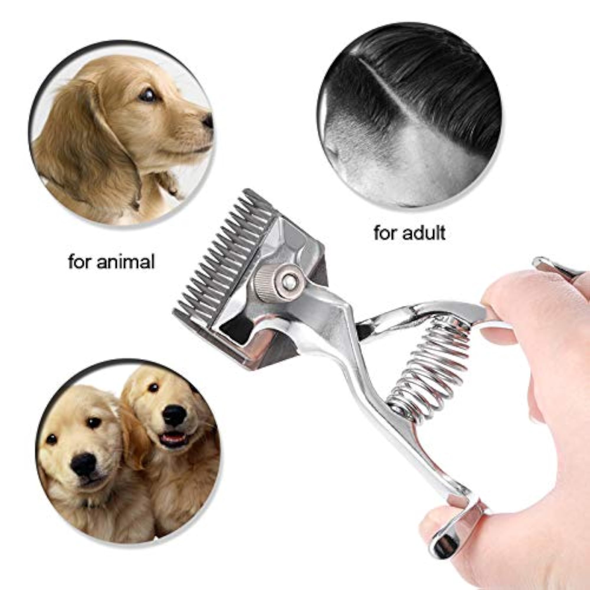 Pets Barber Tools Hand Hair Clippers, Manual Metal Trimmer