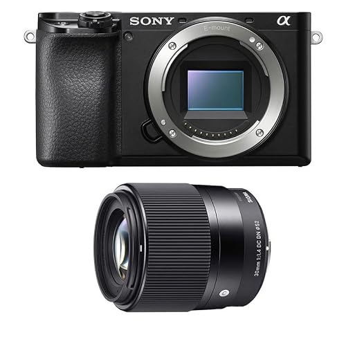 Appareil Photo Mirrorless Sony Alpha 6100 – Objectif Sigma 30mm f/1.4 - vue 5