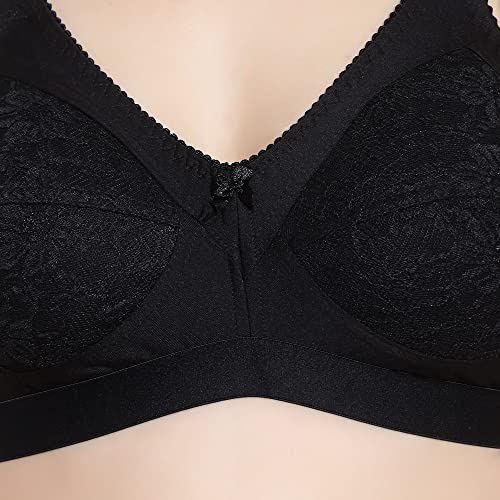Image of Fashiol Women's Cotton Minimizer Saree Bra | Plus Size Full Coverage Non-Padded Heavy Bust Everyday Ladies Bras - 34 Till 50