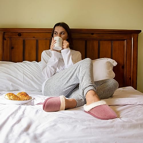 Image of Wishcotton Fuzzy Women's Slippers, Warm House Shoes