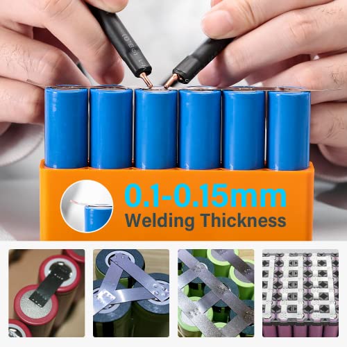 Spot Welder With Clear Lcd Screen, Faiuot Upgraded 10000Mah Portable 30 Gear Adjustable Spot Welder Machine, Spot Welding Equipment Energy Storage For Diy Battery #TOP6