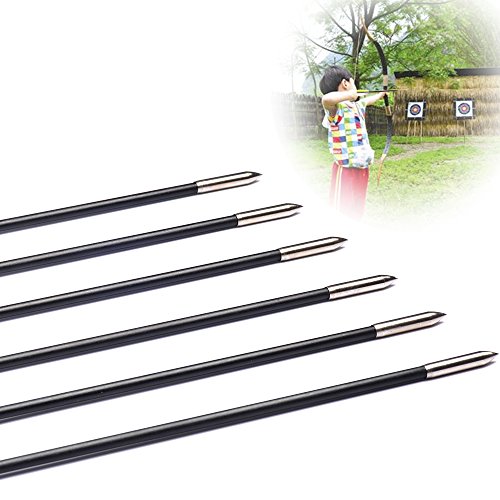 M.A.K 26" Solid Fiberglass Target Arrows,Extremely Safe Training Arrows for Beginner Youth Children for Recurve Bow - Thumbnail 6