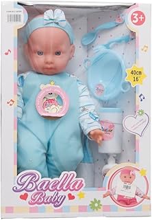 عروسة لعبة تصدر اصوات 8 قطع للبنات - ازرق 14599