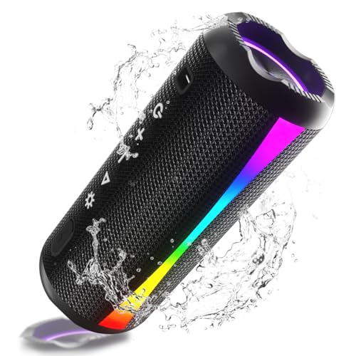 dotn Portable Bluetooth Speaker, 2026 Bluetooth Wireless Speaker 5.4 with RGB Lights, 30H Playtime...