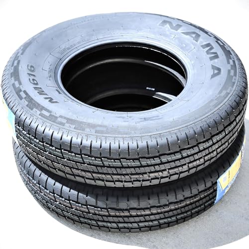 Nama NM616 Semi-Steel Premium Trailer Radial Tire-ST205/75R15 205/75/15 205/75-15 107/102M Load Range D LRD 8-Ply BSW Black Side Wall - Thumbnail 3