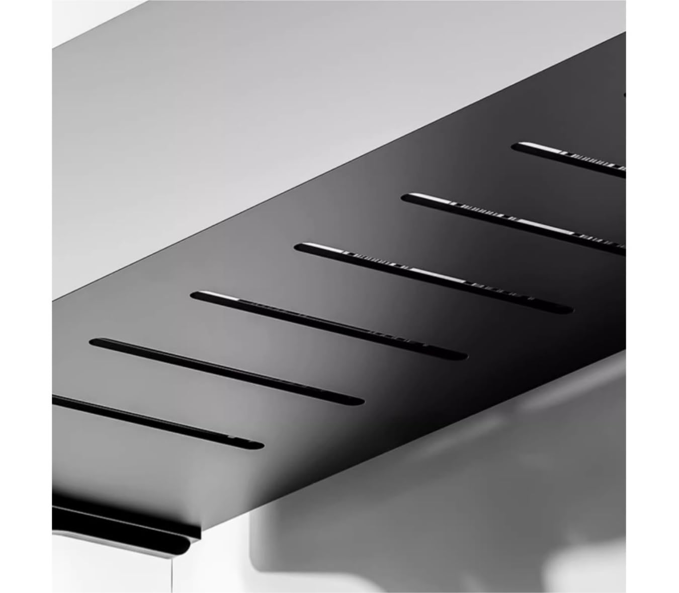2-poziomowy aluminiowy uchwyt do kuchni oszczędzający miejsce uchwyt do kabin i blatów 40 x 23 x 38 cm idealny do Se Jar Sto & Kitchen nizat