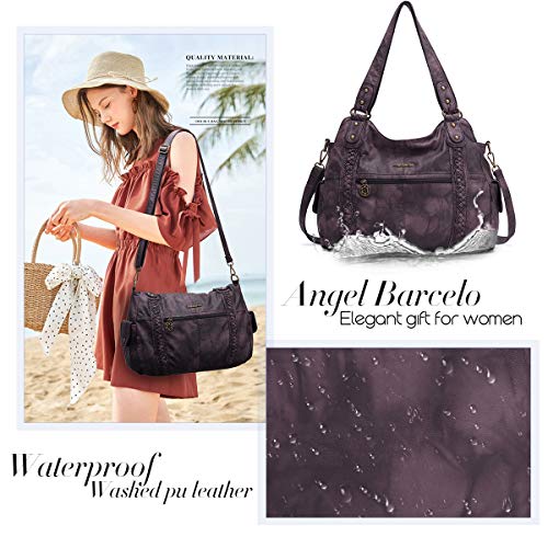 Image of Angel Barcelo Purses for Women Soft PU Leather Shoulder Bag Crossbody Purse and Handbags