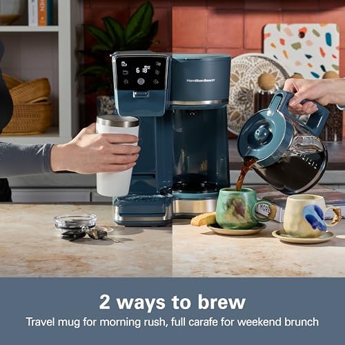 Hamilton Beach 2-Way Drip Coffee Maker & Single Serve Coffee Machine - 3