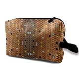 Lightweight Design. Each Bag Has Different And Fashionable Patterns, With A Black Zipper On The Top, It Can Secure Your Inside Stuff Well.