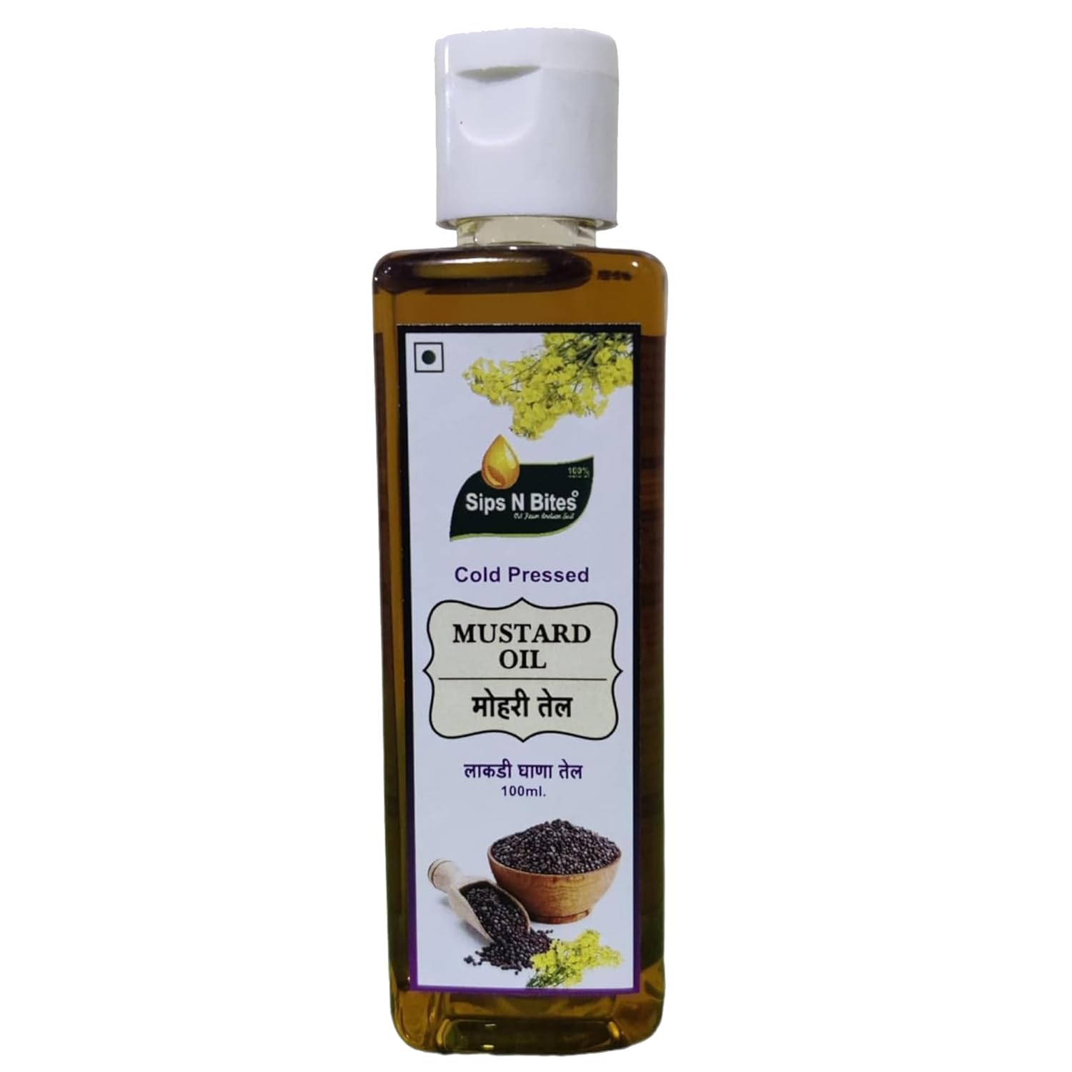 Sips N Bites Cold Pressed Mustard Oil Mohari Rai Sarso Tel 100 ML (Pack Of 1) (B0BRD877GX) Amazon Price History, Amazon Price Tracker