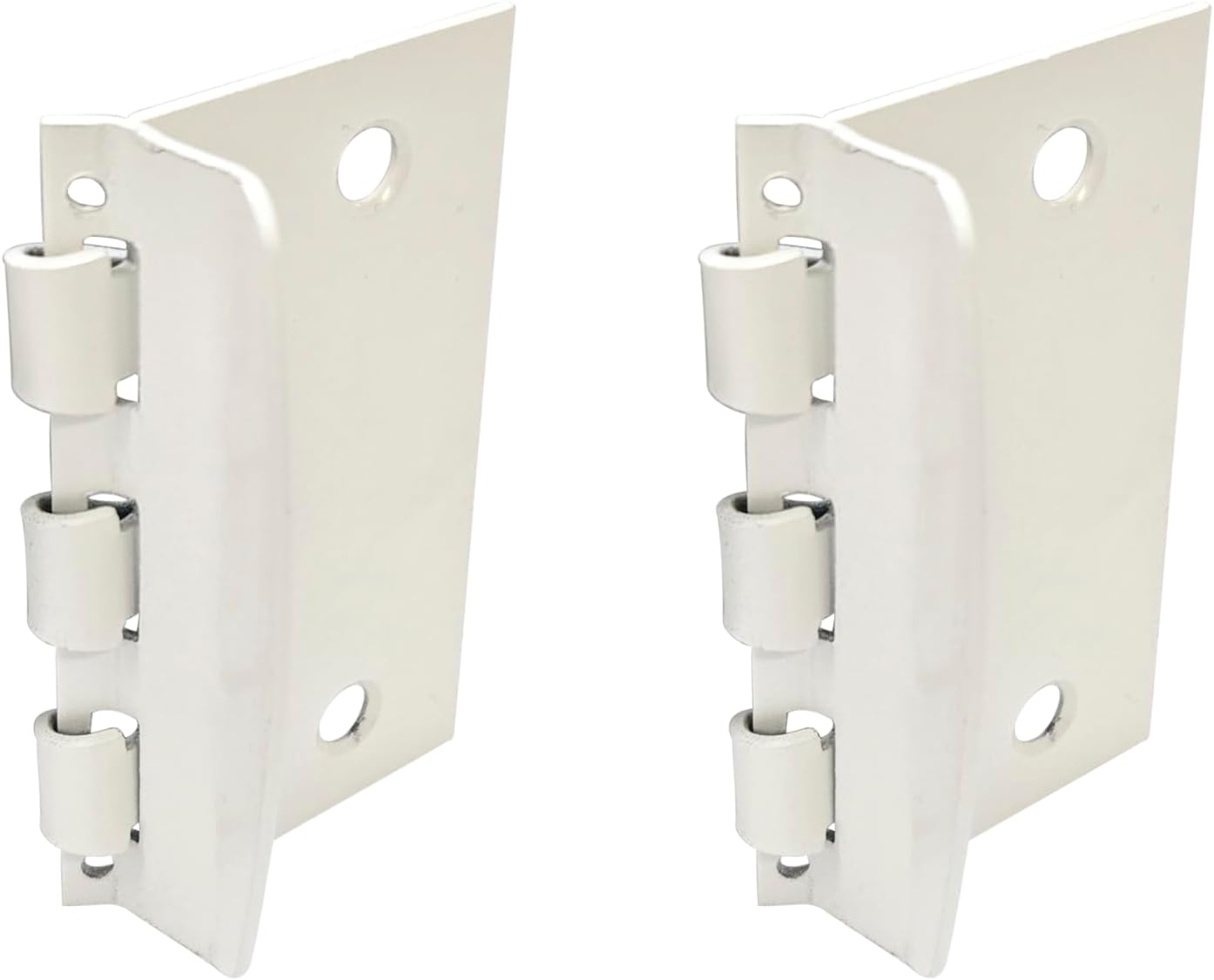 QCAA Flip Action Door Lock, Reversible Privacy Lock with Anti-Lock Out Screw for Child Safe & Home Defense, Matte White, 2 Pack, Made in Taiwan