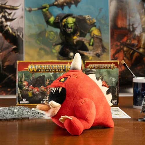 Peluche Warhammer Bruxo-Squig 18 cm pour décorer votre bureau de jeu