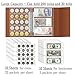 Ettonsun Coin Collection Book Holder for Collectors, 200 Pockets Coin Collecting Album & 30 Sleeves Paper Money Currency Display Storage Case for All Coin Collection Supplies (Black)