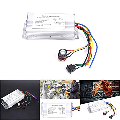 Contrôleur de vitesse PWM 12V-60V 70A avec inversion de rotation et potentiomètre déporté