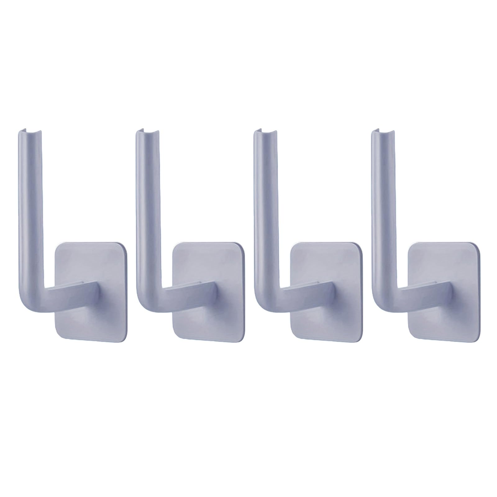 Msioytog Multipurpose Strong Hook Baseball Caps Holders L-Shape Hat Hangers Strong Adhesive Hat Racks Organizers Self-Adhesive Holder