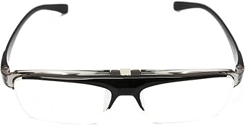 Amazon 跳ね上げ老眼鏡 Fur 00 1 Col クリアダークグレイ 2 00 クリアダークグレイ Flip Up 老眼鏡