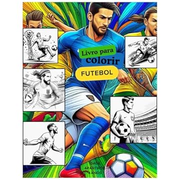 Capa do livro Livro para colorir FUTEBOL