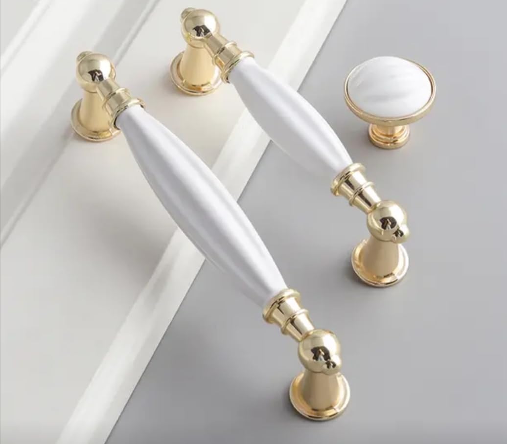 Colorful Ceramic Cabinet Pulls - Pack of 2 -1 Colorful Ceramic Cabinet Pulls - Pack of 2 -1