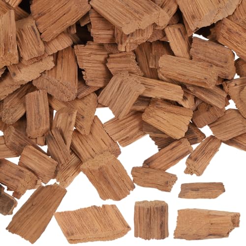 Hemoton 1 Pack Oak Chips French Whisk Wine Making Supplies Oak Chips for Aging Whiskey Cubes Oak Pieces for Aging Whiskey Red Wine Making Oak Chips Wine Oak Chips France Chips