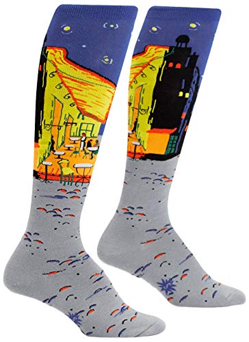 Sock It To Me Women s Vincent Van Gogh Cafe Terrace at Night Socks