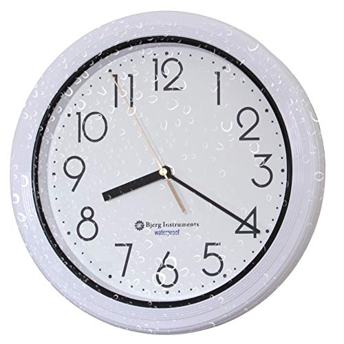 Bjerg Instruments Sealed Waterproof Dust Proof Wall Clock For Kitchen, Bathroom, Pool, Shower, Outdoors #TOP5
