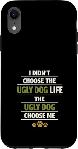 Ugly Dog Lover Rescue Pup Imperfect Pet Funny Mutt Parent Case for iPhone XR