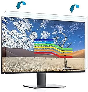 EPHY Anti Blue Light Screen Protector Filter - Blue Blocking Computer Monitor Screen Protector for Eyes - Easy On/Off Removable (20" to 22" Inches)