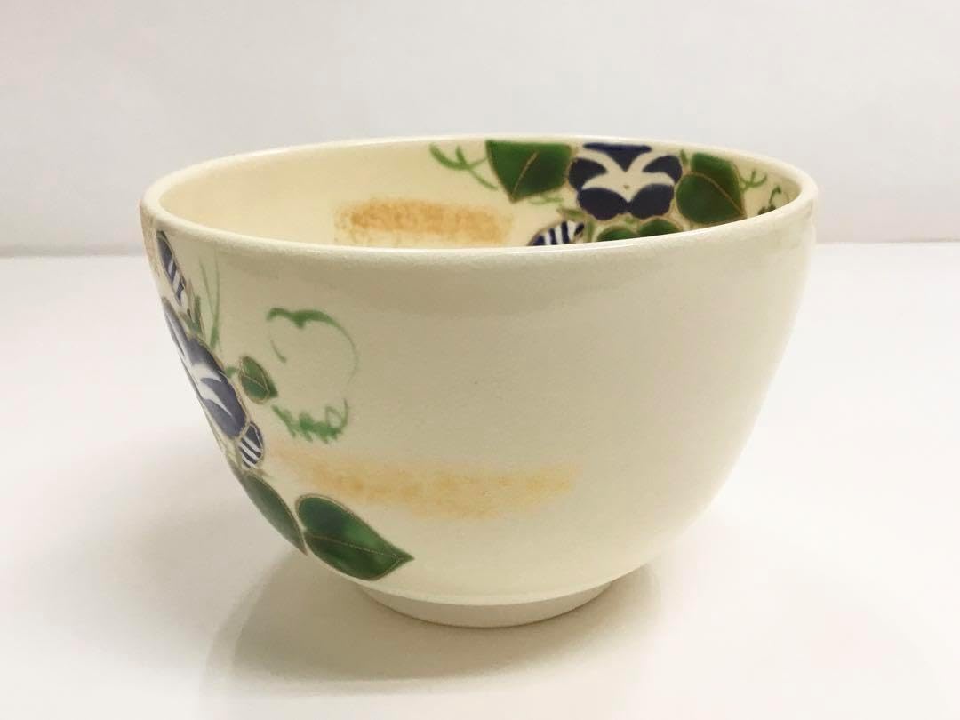 抹茶碗 仁清 朝顔 加藤永真 茶道具 新品 抹茶碗 仁清 朝顔 加藤永真 茶道具 抹茶碗 仁清 朝顔 加藤永真 茶道具